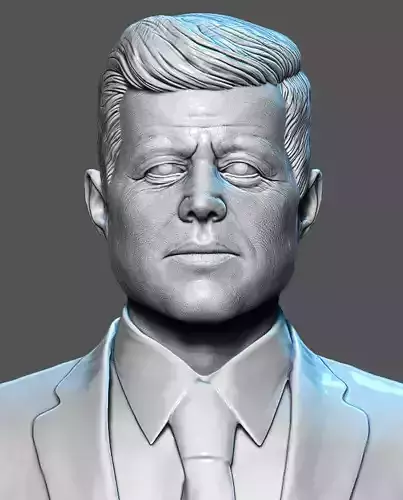 John F Kennedy Bust