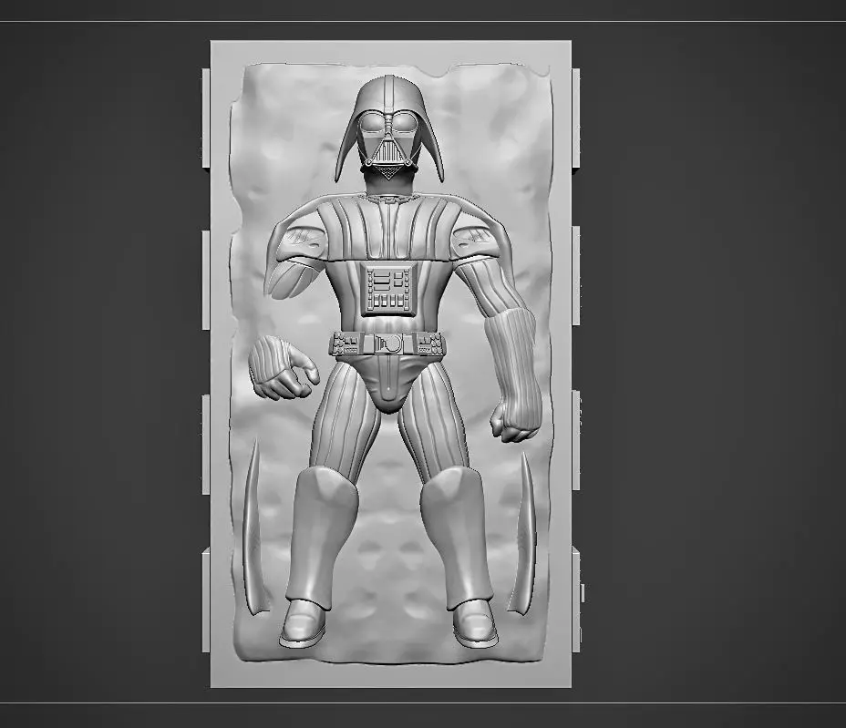 Darth Vader In Carbonite Free 3D print model