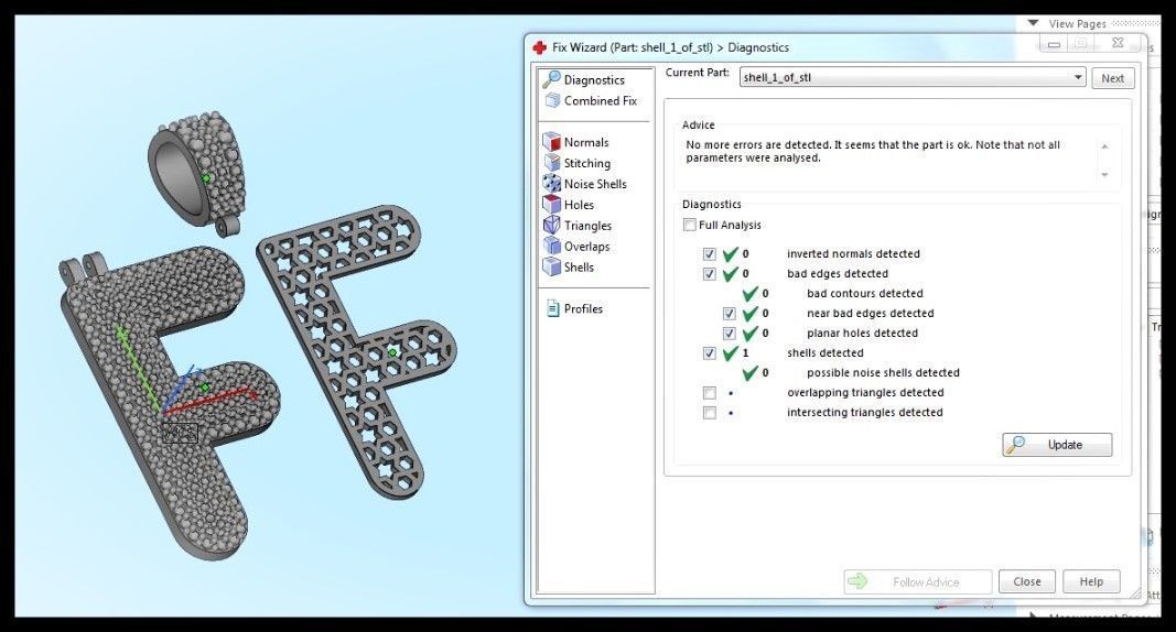 F BUBLLE FONT PENDANT 3D print model_10