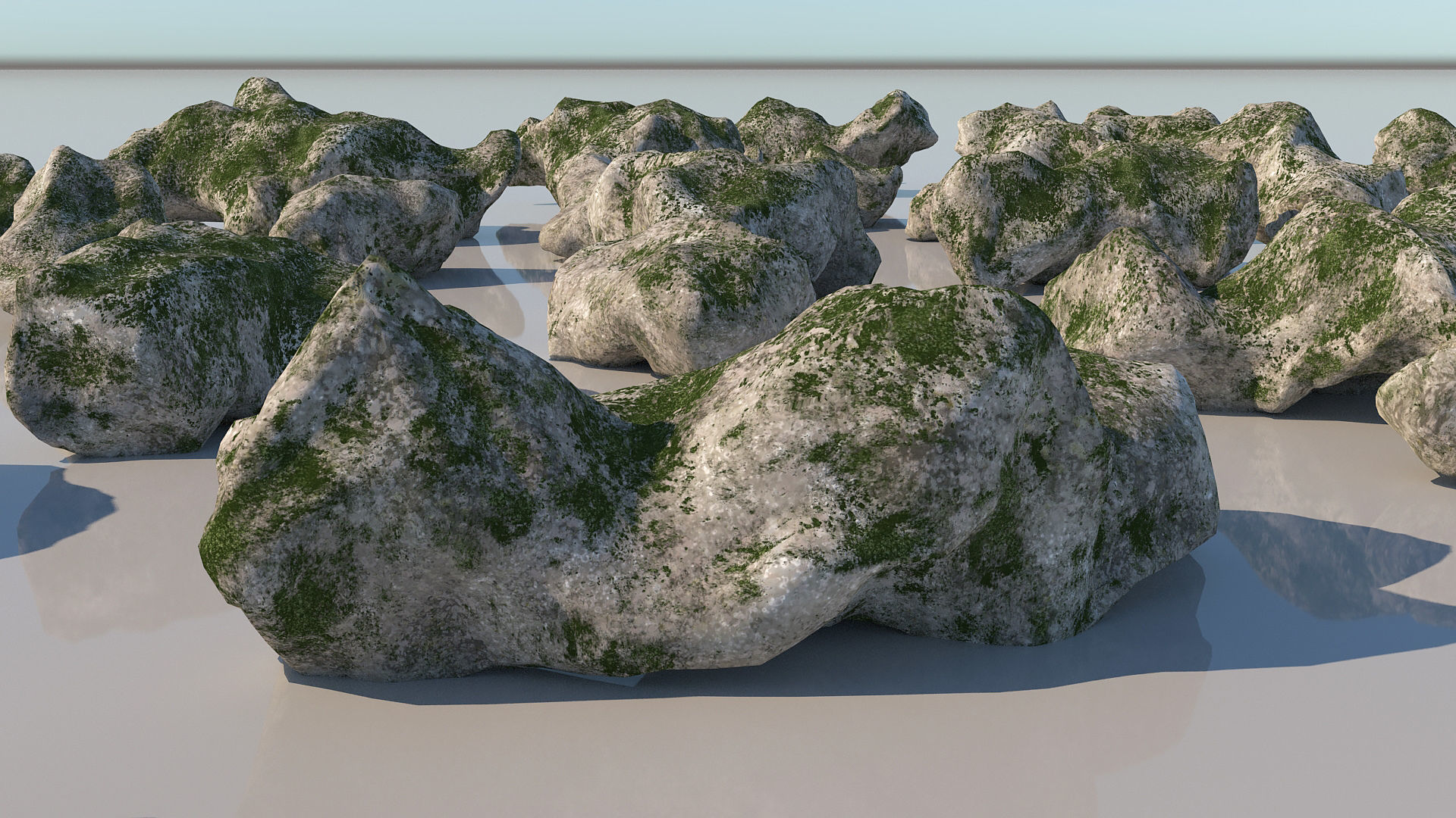 3D model Stone Rock PBR low poly pack 30 VR / AR / low-poly | CGTrader