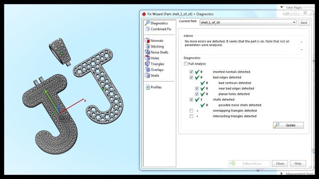 J BUBLLE FONT PENDANT 3D print model_10