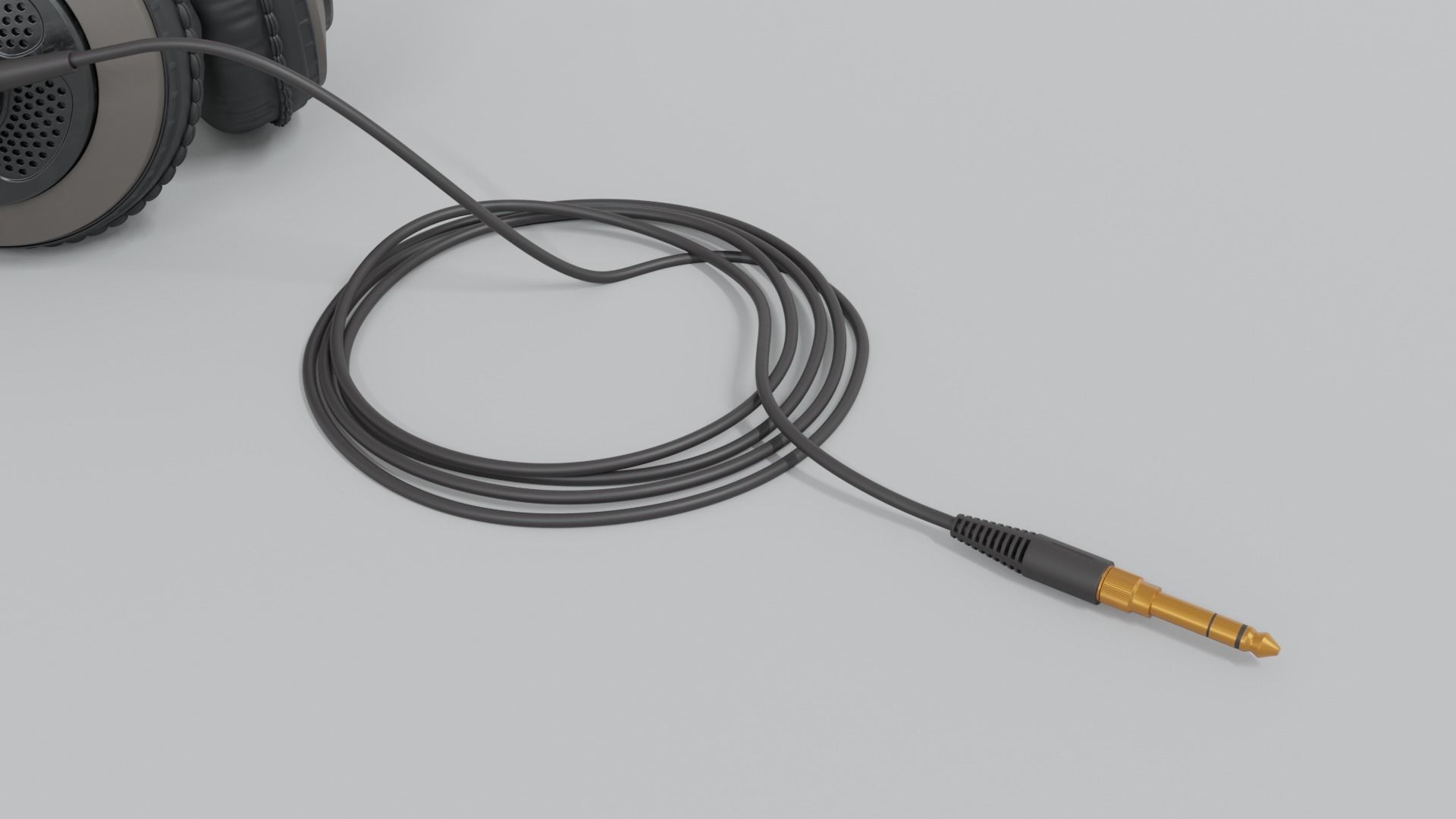 Studio Headphones Samson SR850 3D model_12