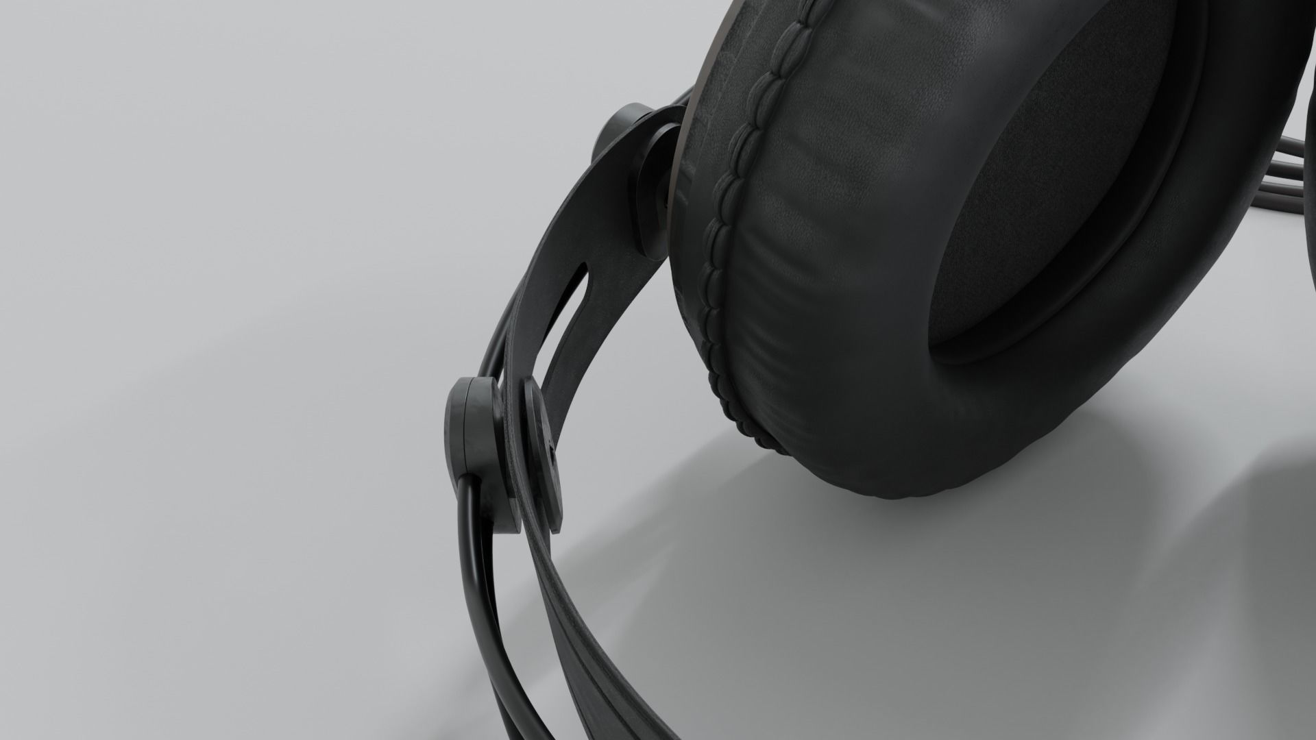 Studio Headphones Samson SR850 3D model_10