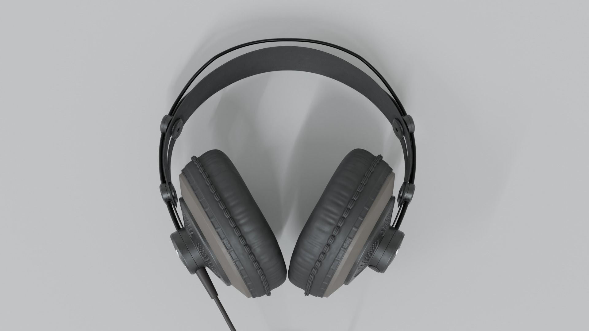 Studio Headphones Samson SR850 3D model_2