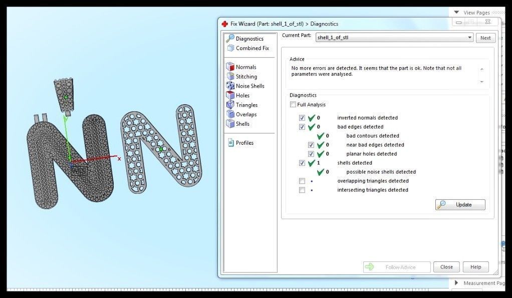 N BUBLLE FONT PENDANT 3D print model_10
