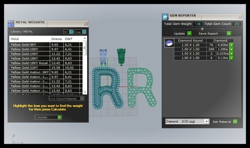 R BUBLLE FONT PENDANT 3D print model_3