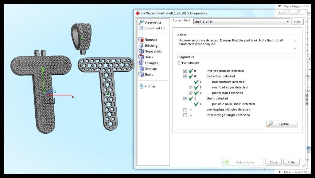 T BUBLLE FONT PENDANT 3D print model_10