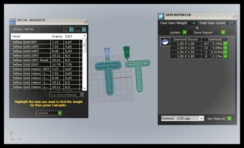 T BUBLLE FONT PENDANT 3D print model_11