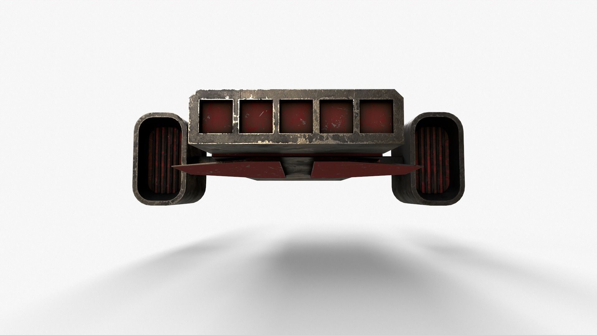 Sci-Fi Space Ship V3 Low-poly 3D model_10