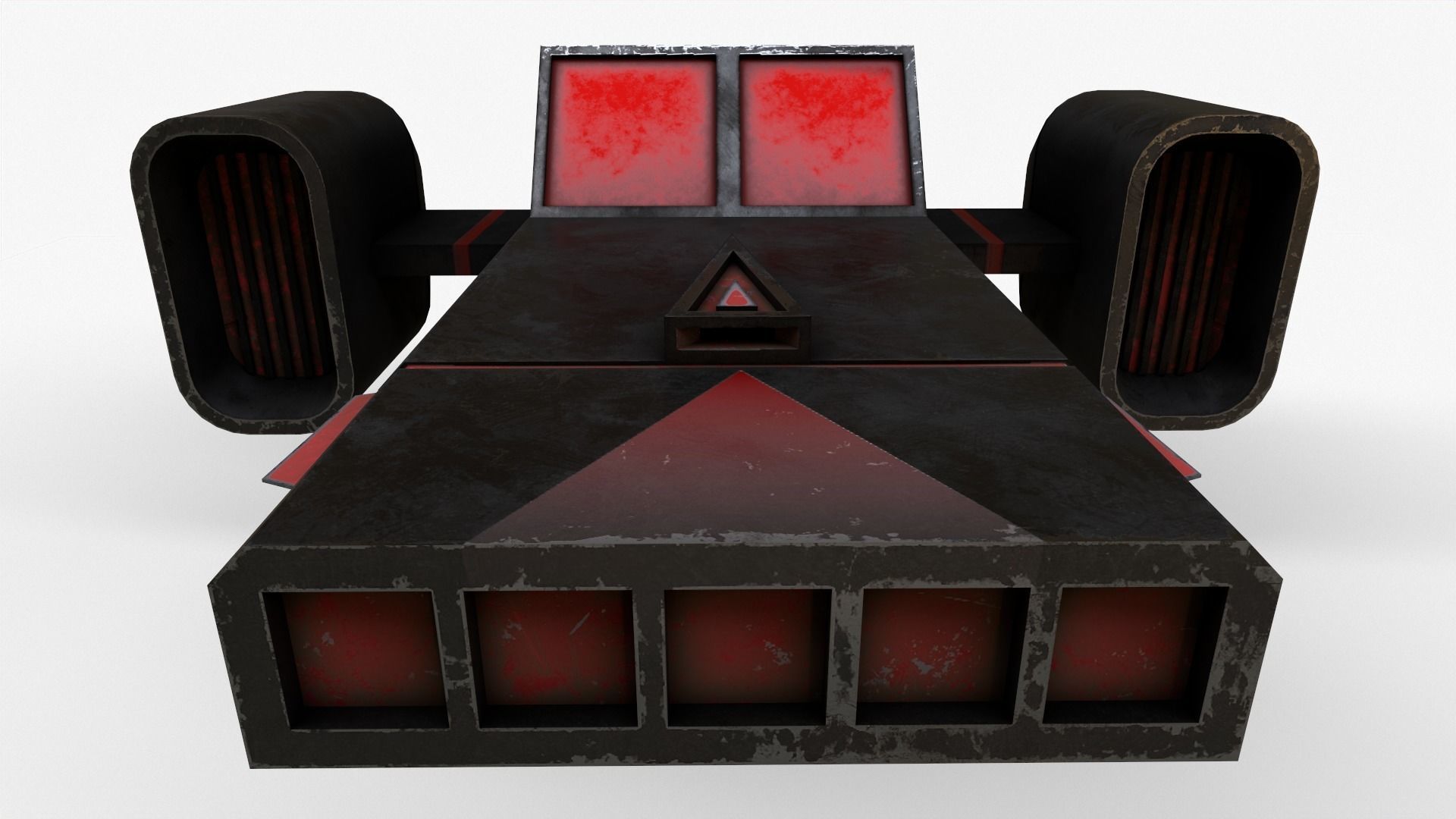 Sci-Fi Space Ship V3 Low-poly 3D model_20