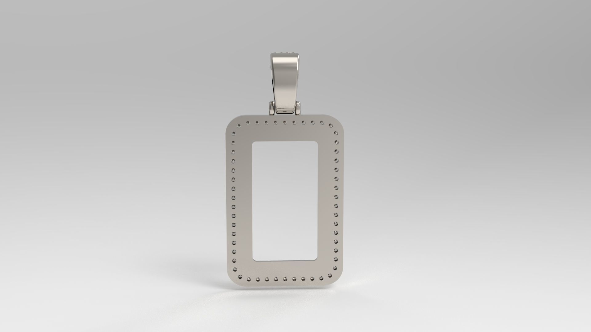 Frame Pendant 01 3D print model_4