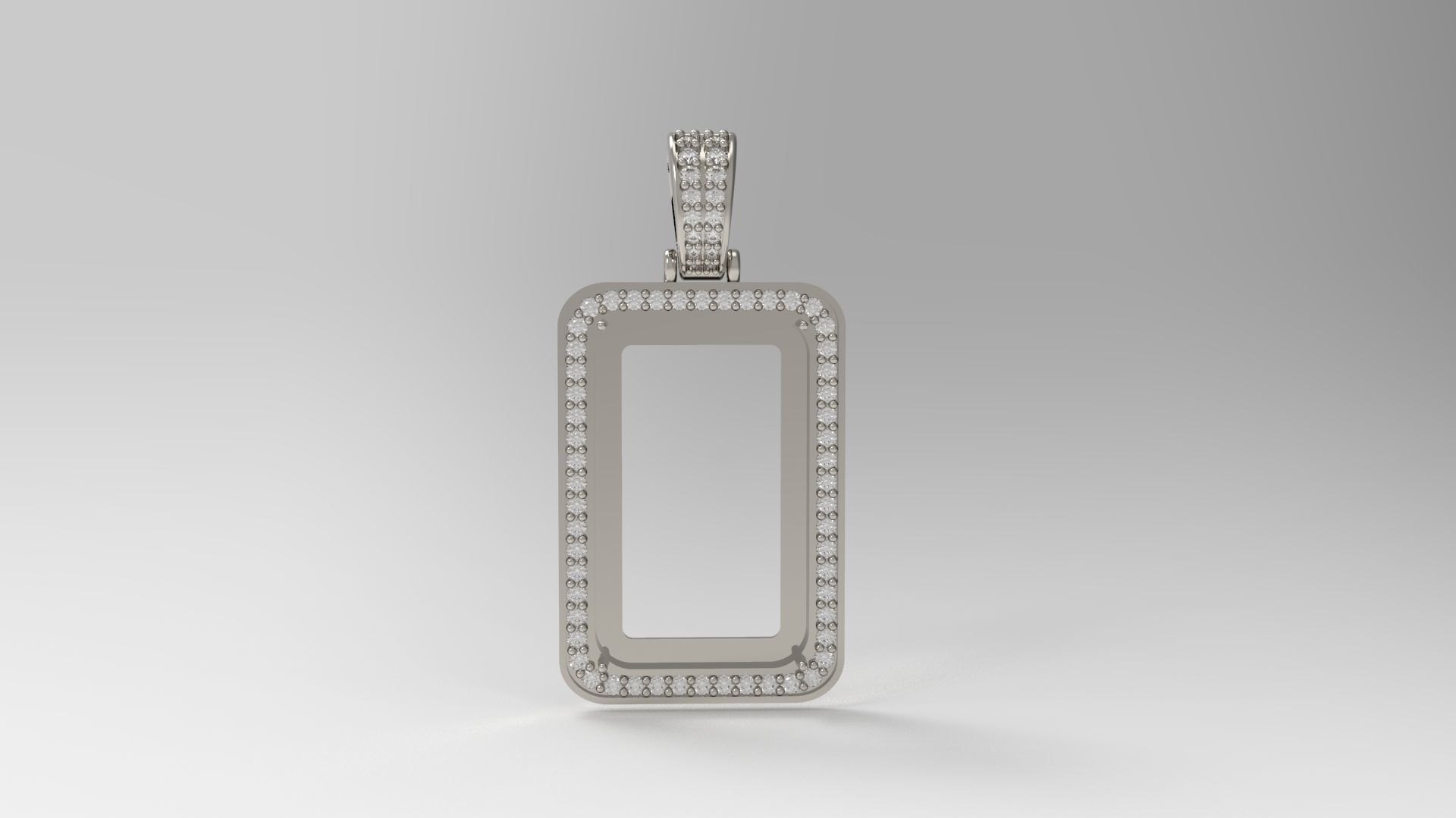 Frame Pendant 01 3D print model_1