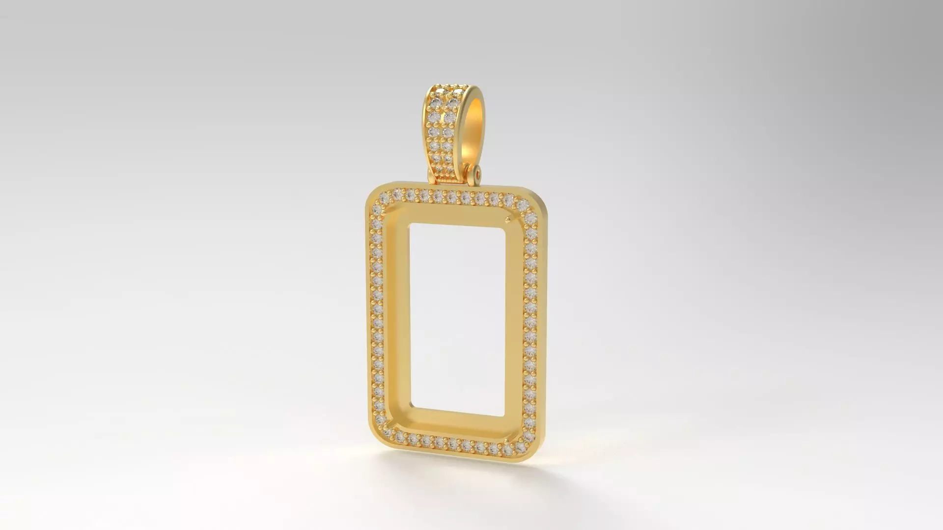 Frame Pendant 01 3D print model_0