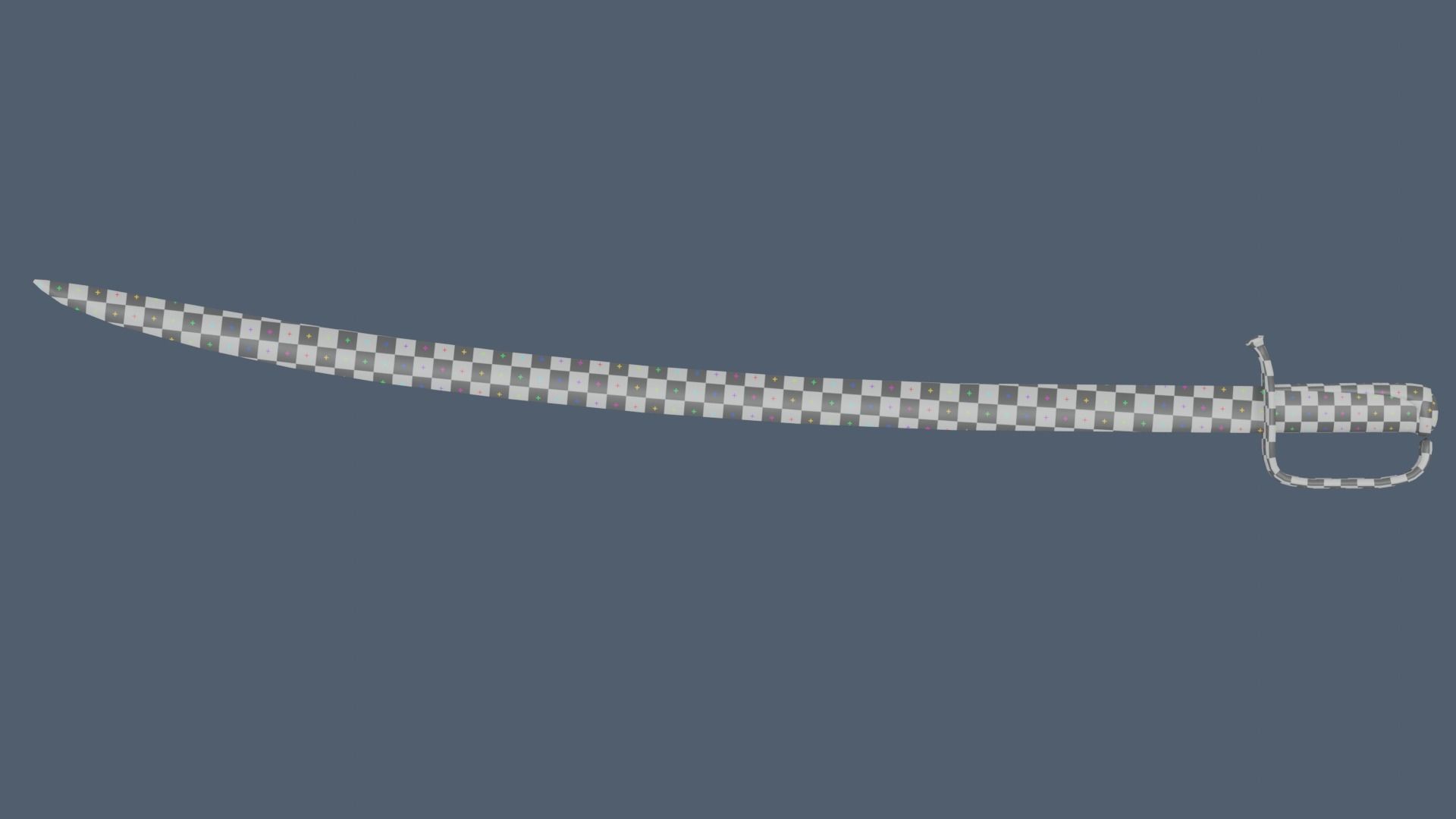 Sabel Free low-poly 3D model_6