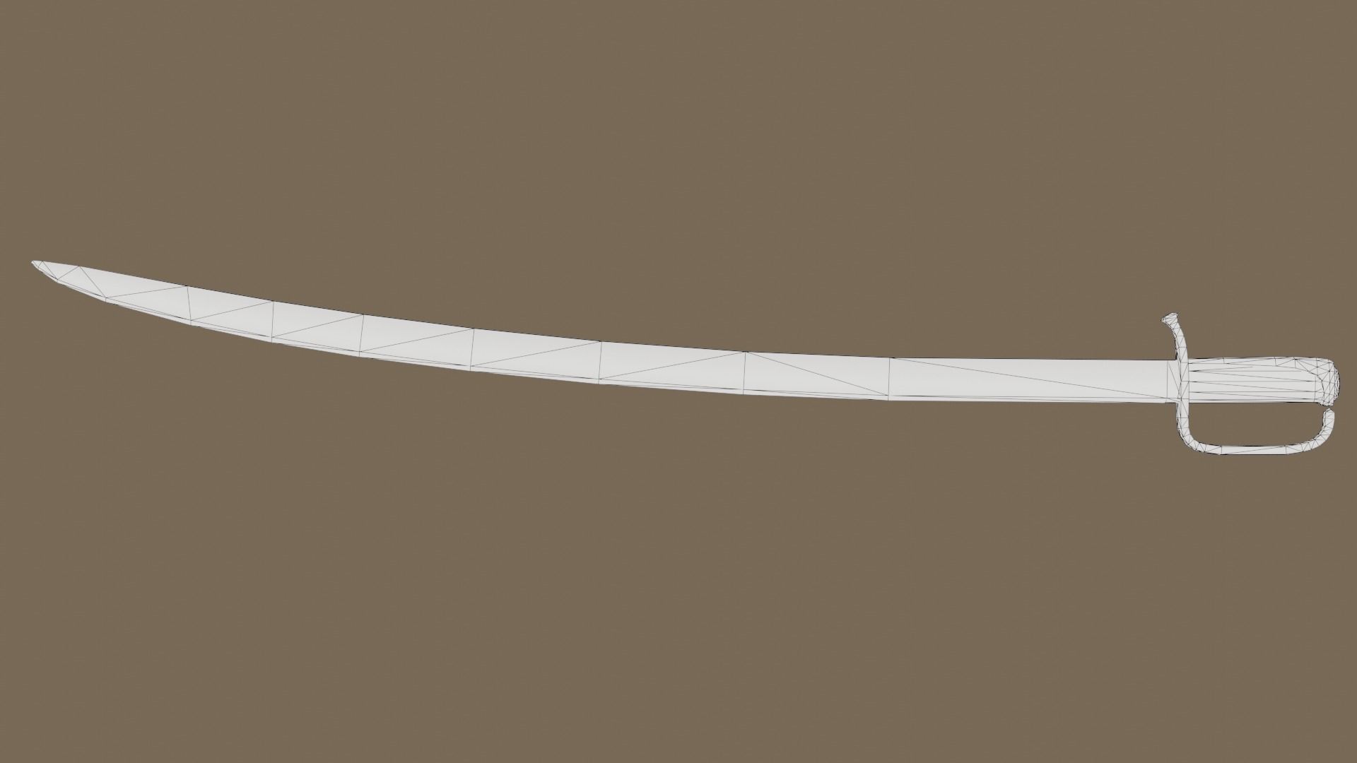 Sabel Free low-poly 3D model_5