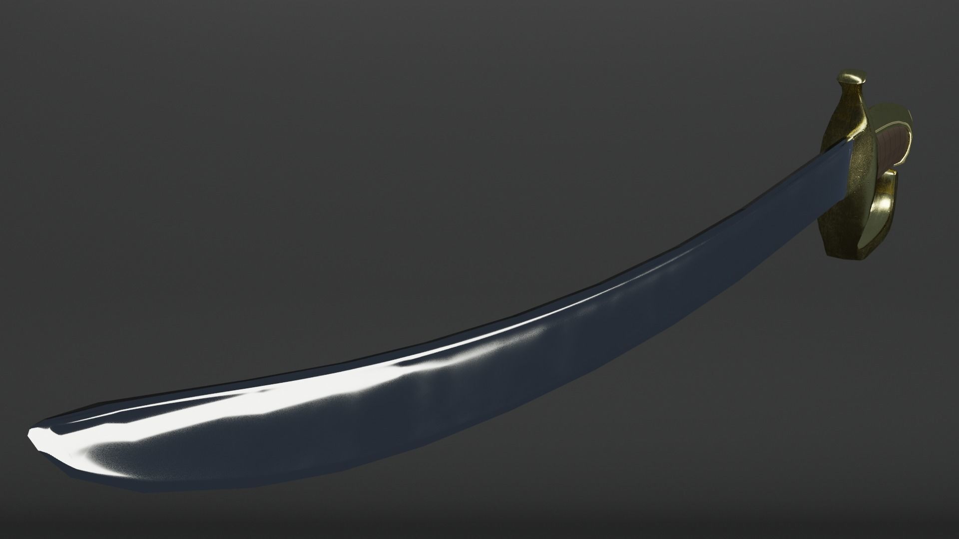 Sabel Free low-poly 3D model_2