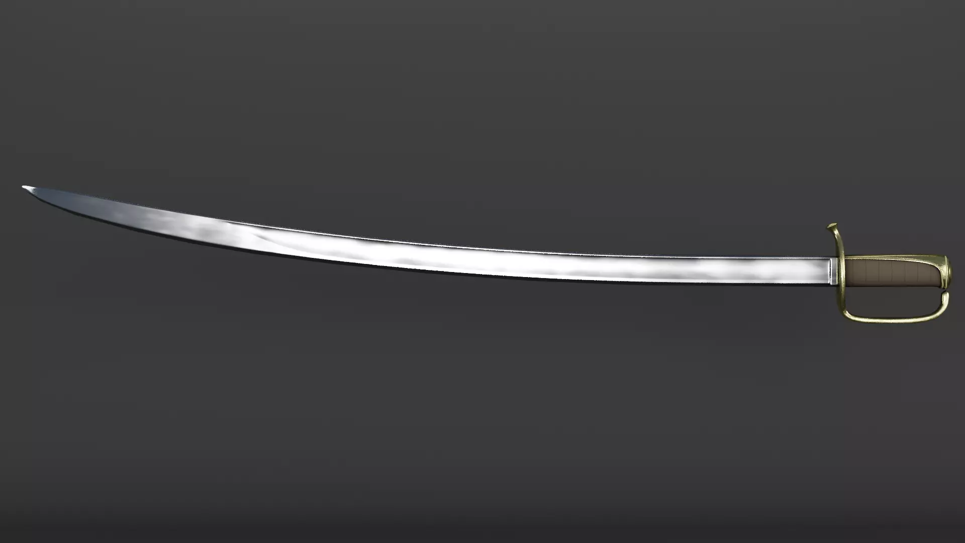 Sabel Free low-poly 3D model_0