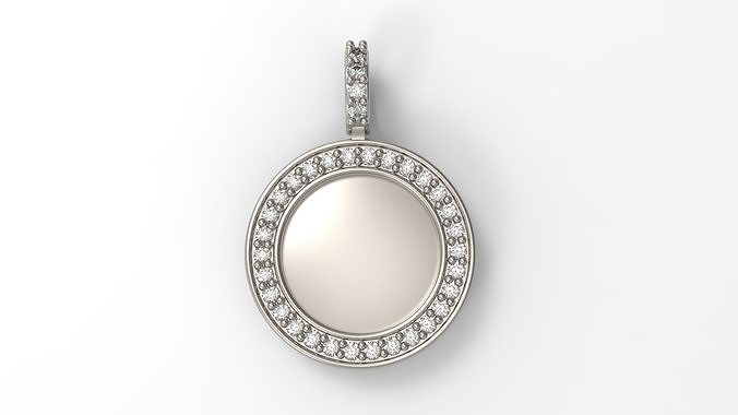 Frame Pendant 04 3D print model