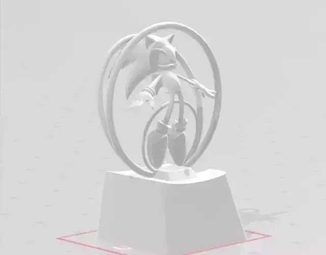 3D PRINTS KEYCAP Sonic