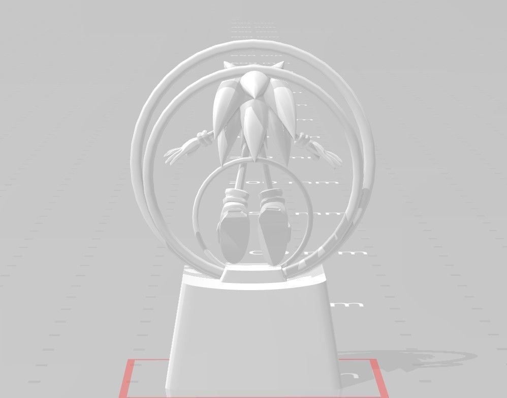 3D PRINTS KEYCAP Sonic 3D print model_12