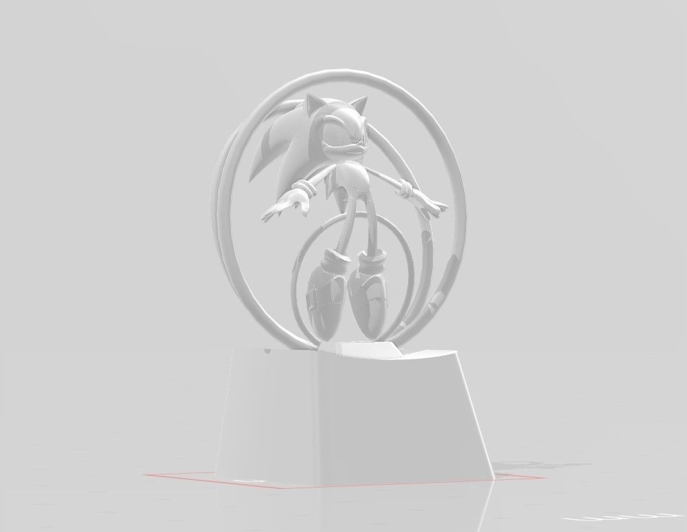 3D PRINTS KEYCAP Sonic 3D print model_5