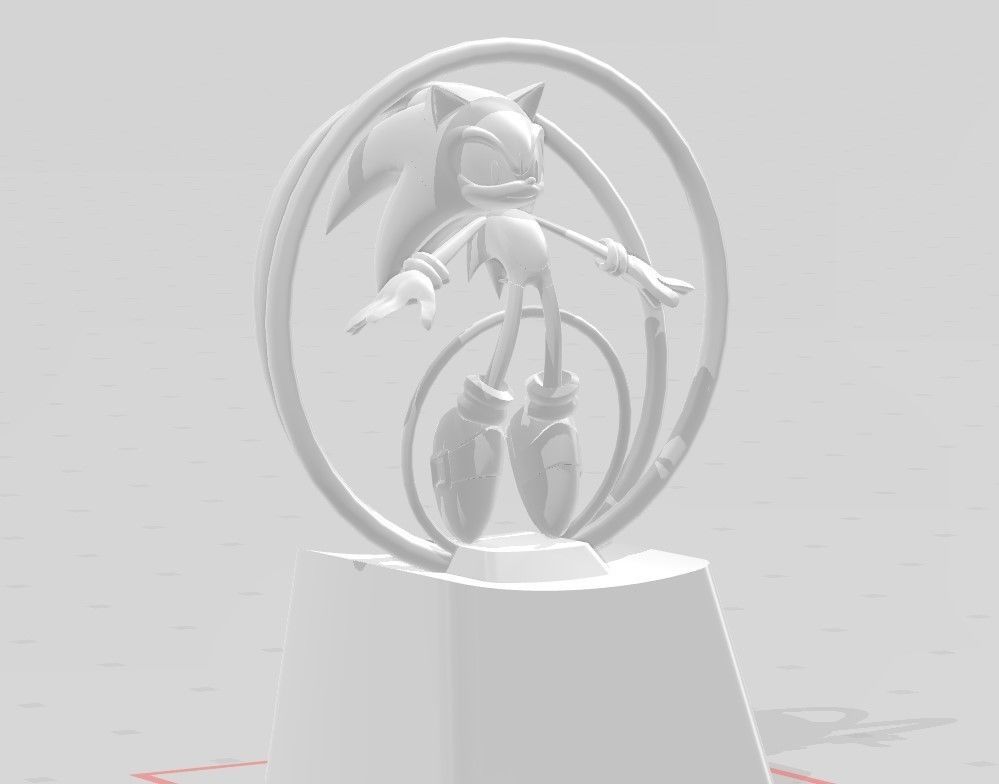 3D PRINTS KEYCAP Sonic 3D print model_6