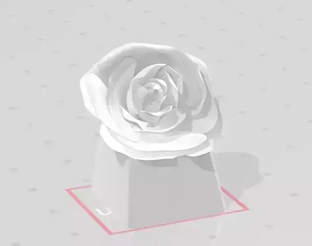 3D PRINTS KEYCAP Rose