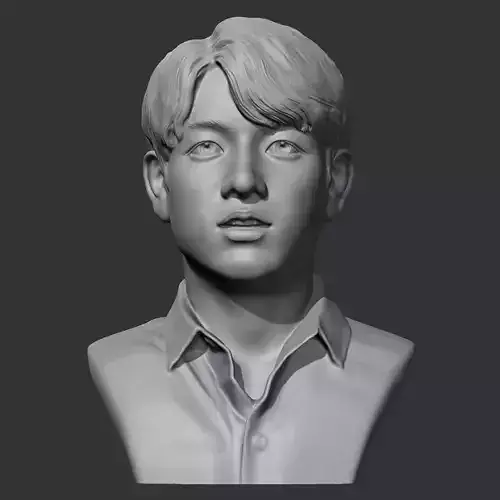 BTS JungKook 3D print model