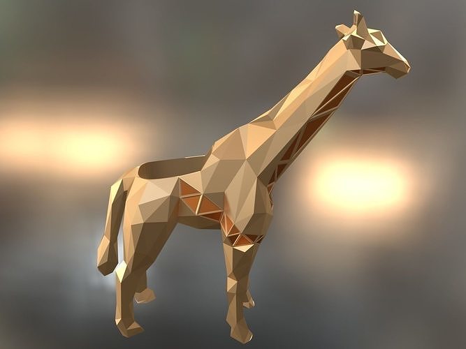 Vase of Giraffe 3D print model