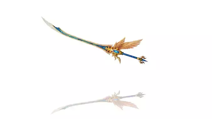 Angel Sword Low-poly 3D model