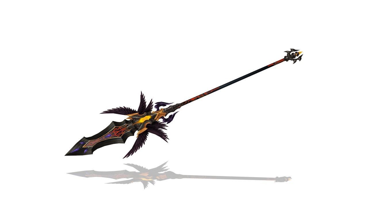 Angel Spear Low-poly 3D model_2