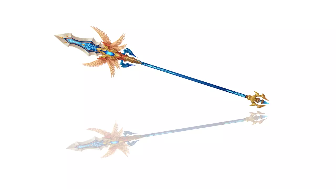 Angel Spear Low-poly 3D model_0