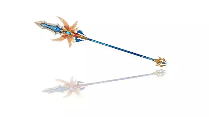 Angel Spear Low-poly 3D model