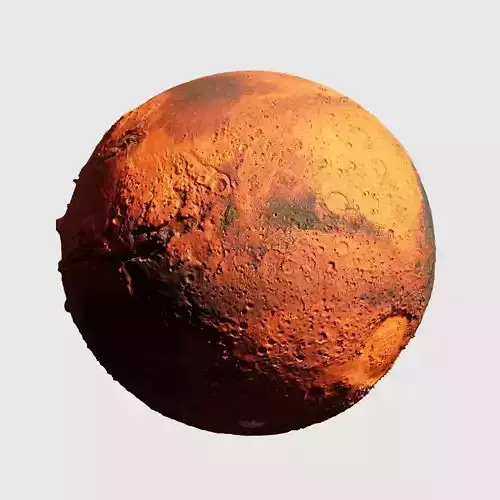 Sculpted Mars 3D model