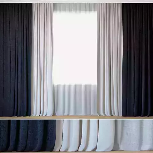 Curtains 57 Curtains with Tulle Rebbio