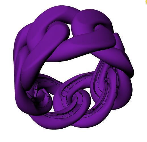 fashion Ring 3D print model_4