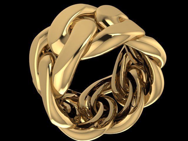 fashion Ring 3D print model_1