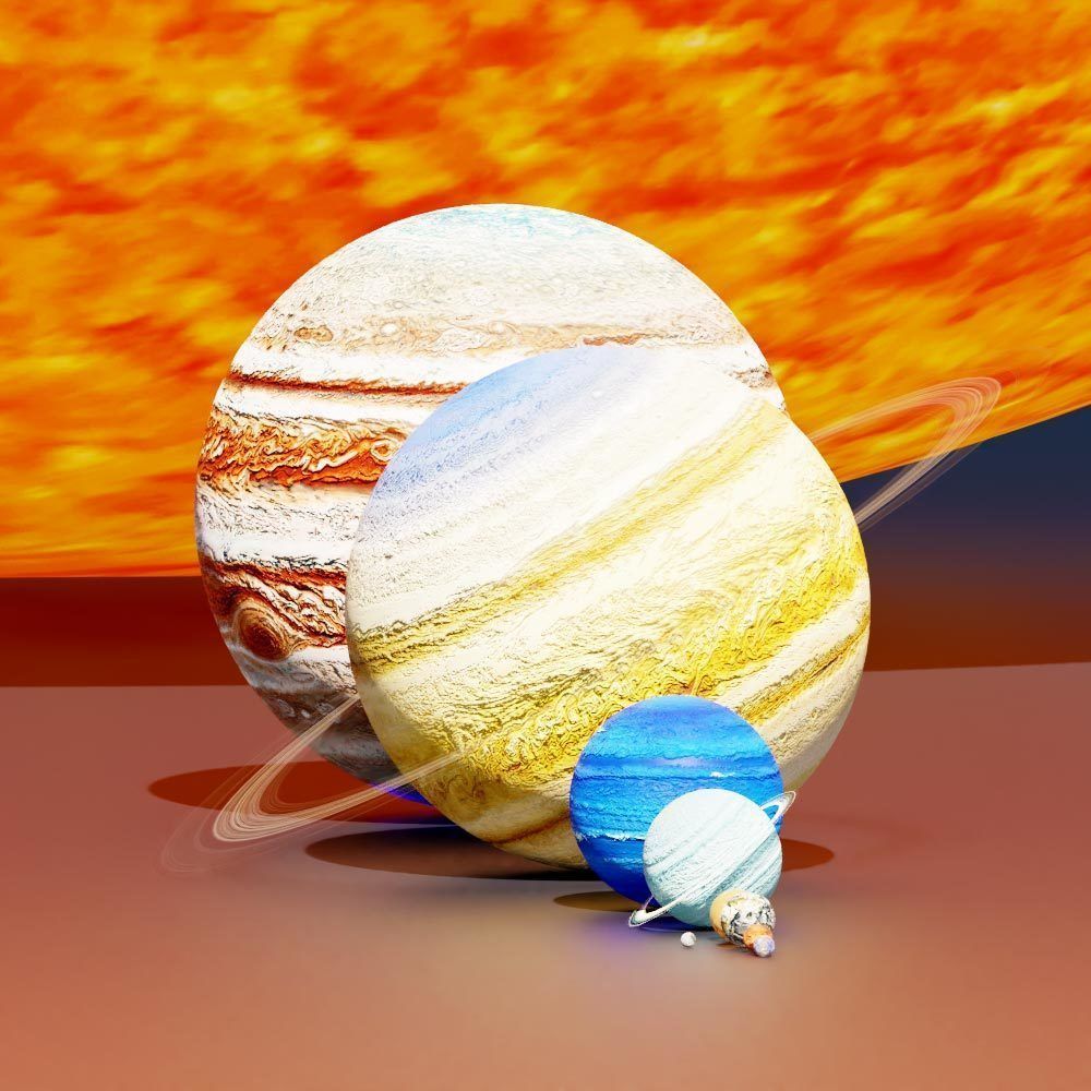 Solar system 3D model_1