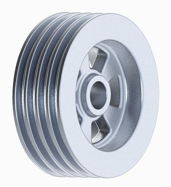 V-Belt Pulley 3D print model_1