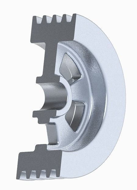 V-Belt Pulley 3D print model_2