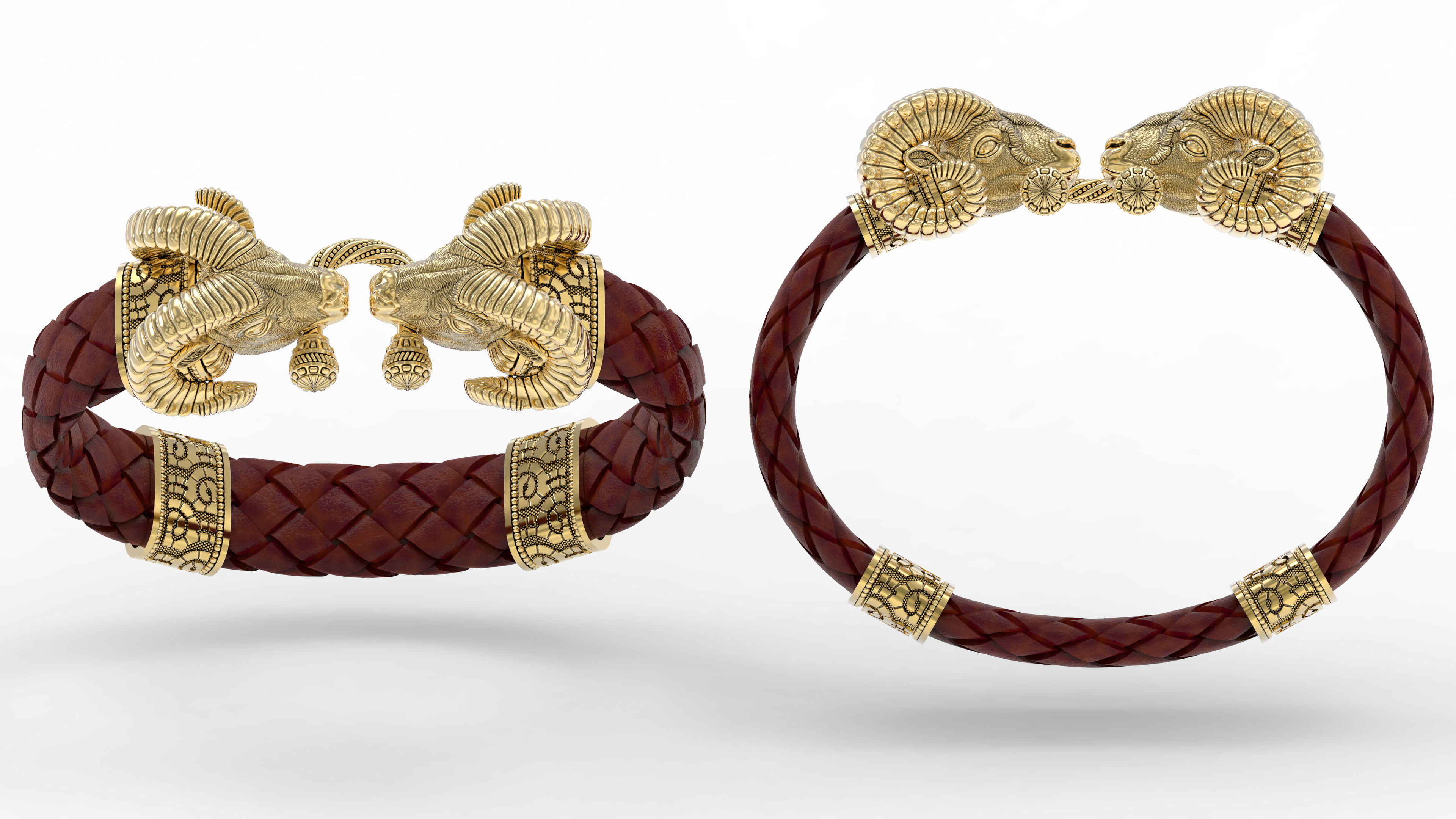 3D model bracelet Ram 3D print model_1