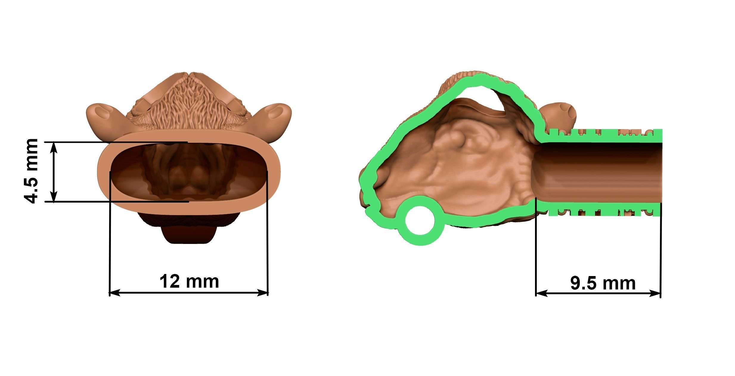 3D model bracelet Ram 3D print model_7