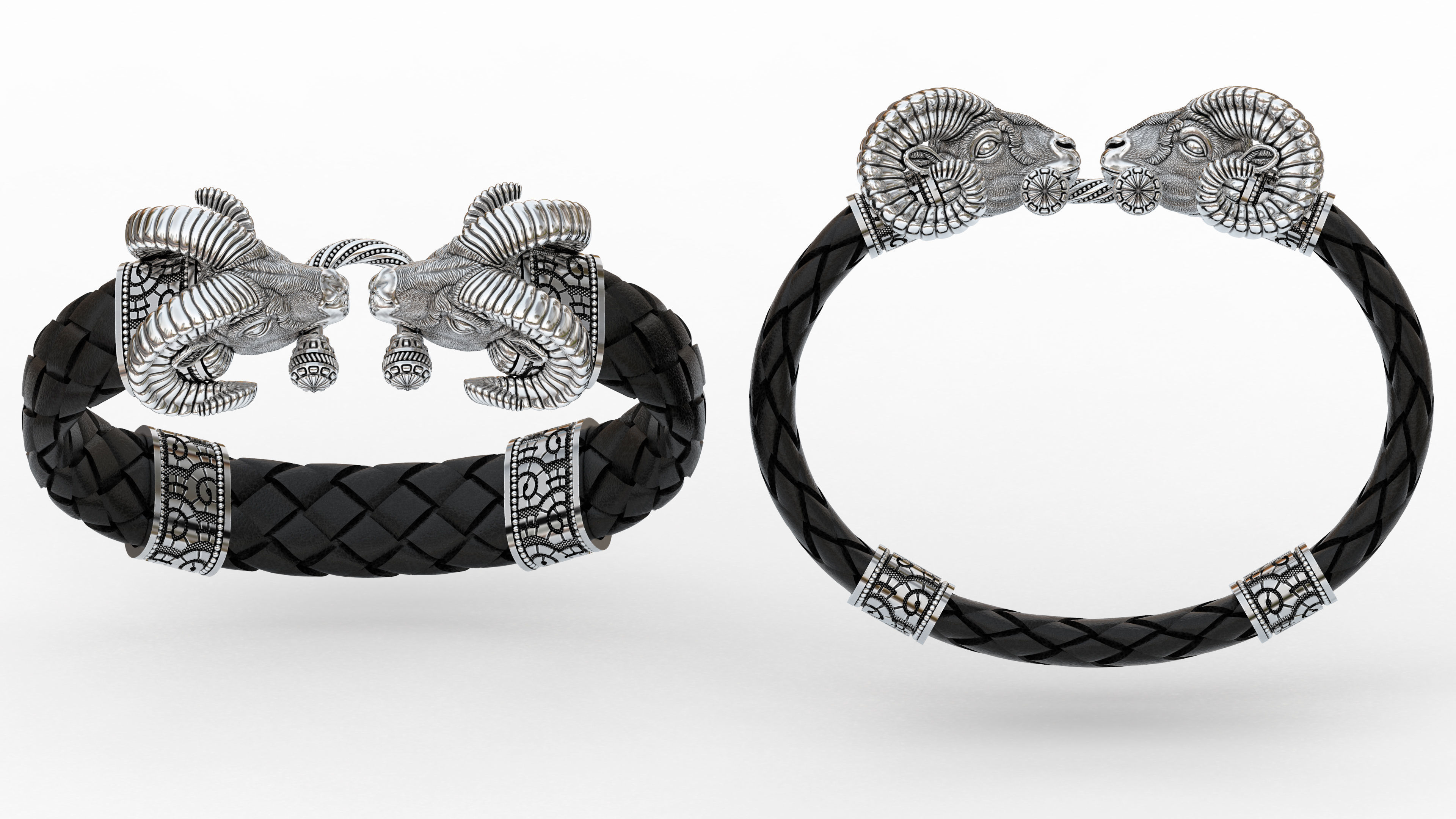 3D model bracelet Ram 3D print model_3