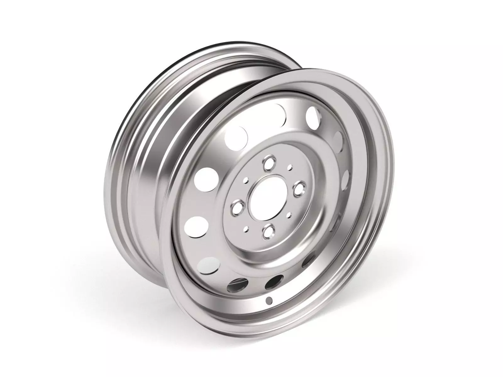 Steel rim 06 3D model | CGTrader