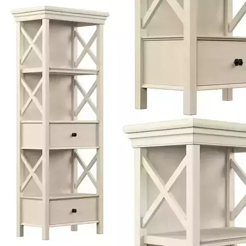 Bolanburg White and Gray Display Cabinet