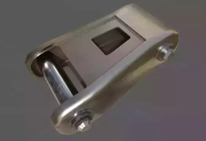 LEAF SPRING SHACKLE Low-poly 3D model