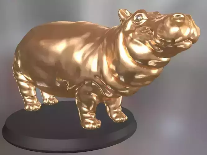 Gold Hippo