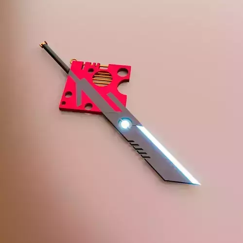 sward locket 3D print model