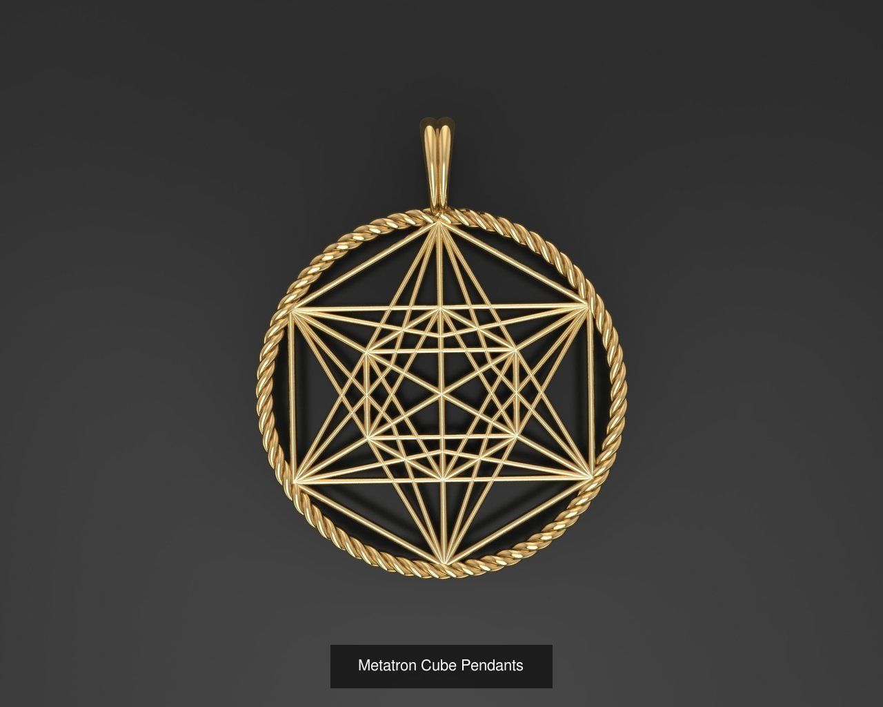 All model crown pendant with diamonds 3D Model Collection_62