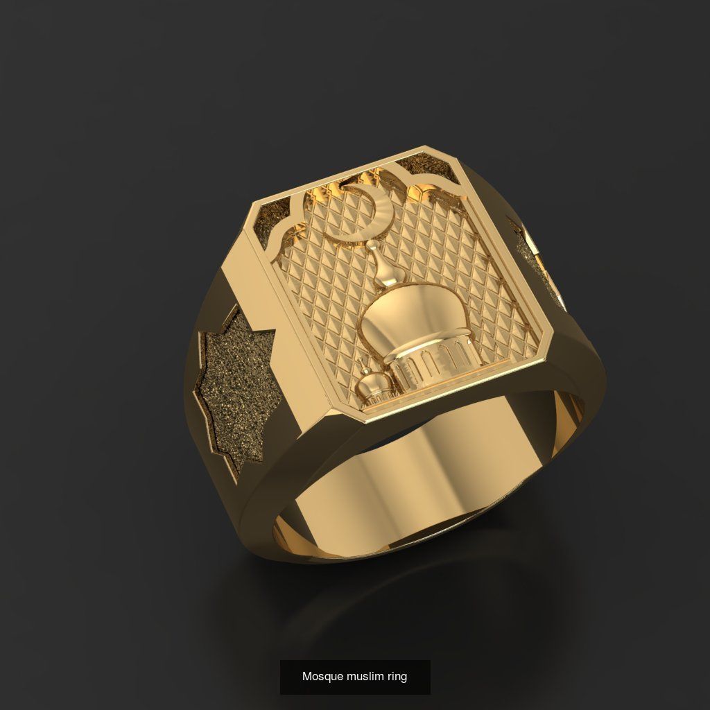 All model crown pendant with diamonds 3D Model Collection_48